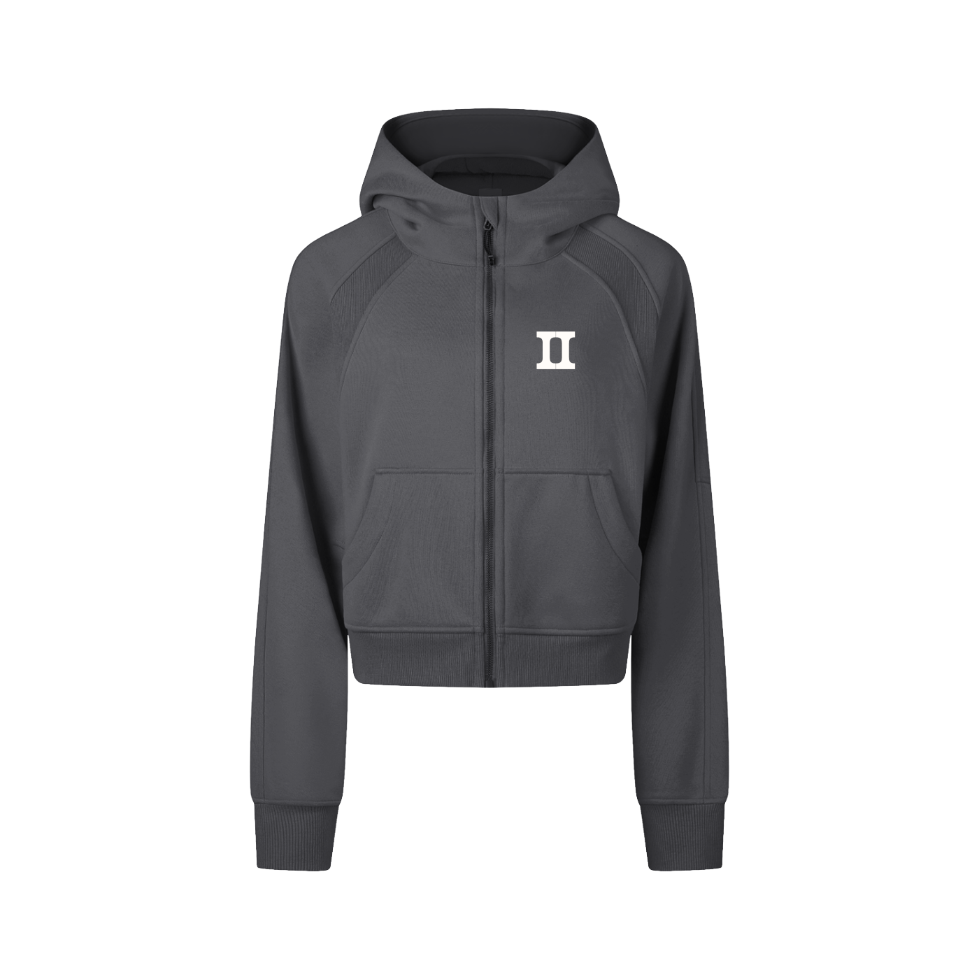 2Cropped Zip-Hoodie