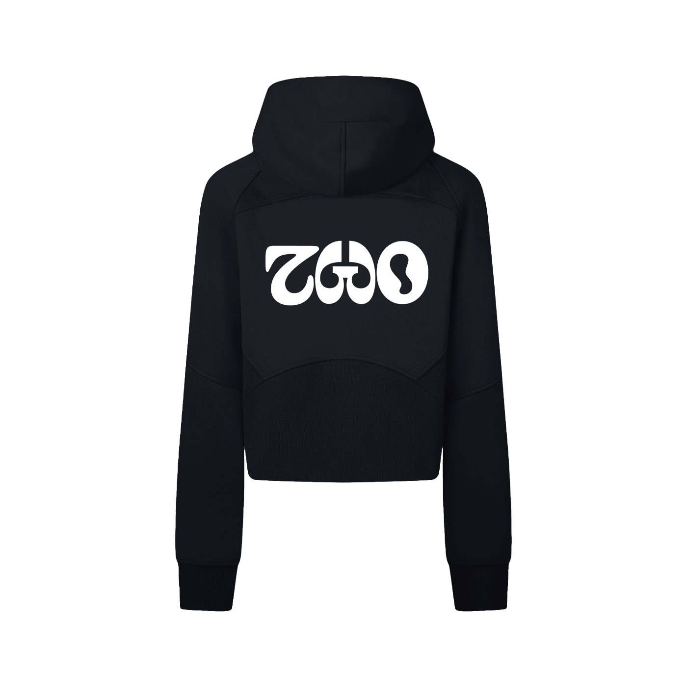 2Cropped Zip-Hoodie