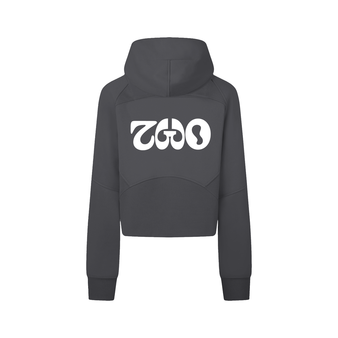 2Cropped Zip-Hoodie