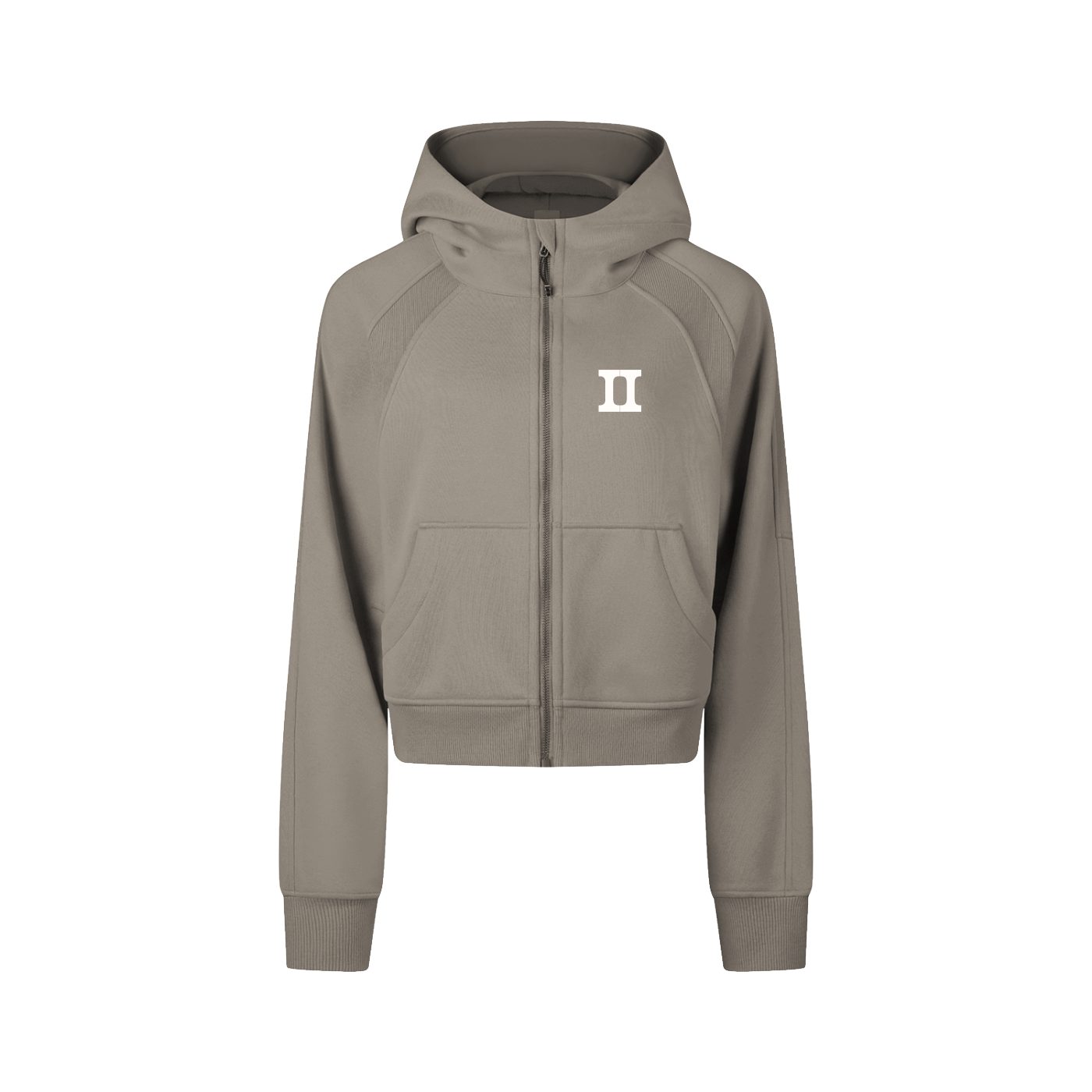 2Cropped Zip-Hoodie