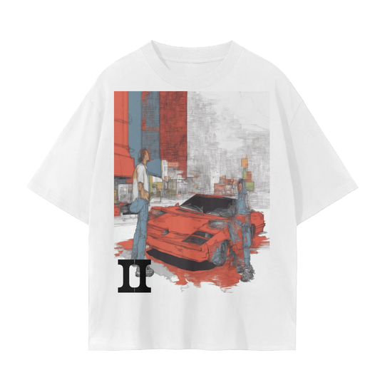 2 GRAPHIC TEE- STRIKER WHT/RED