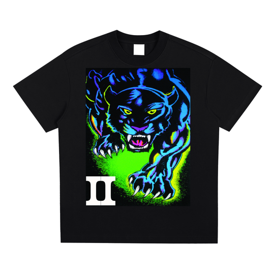2 GRAPHIC TEE- BLK PANTER