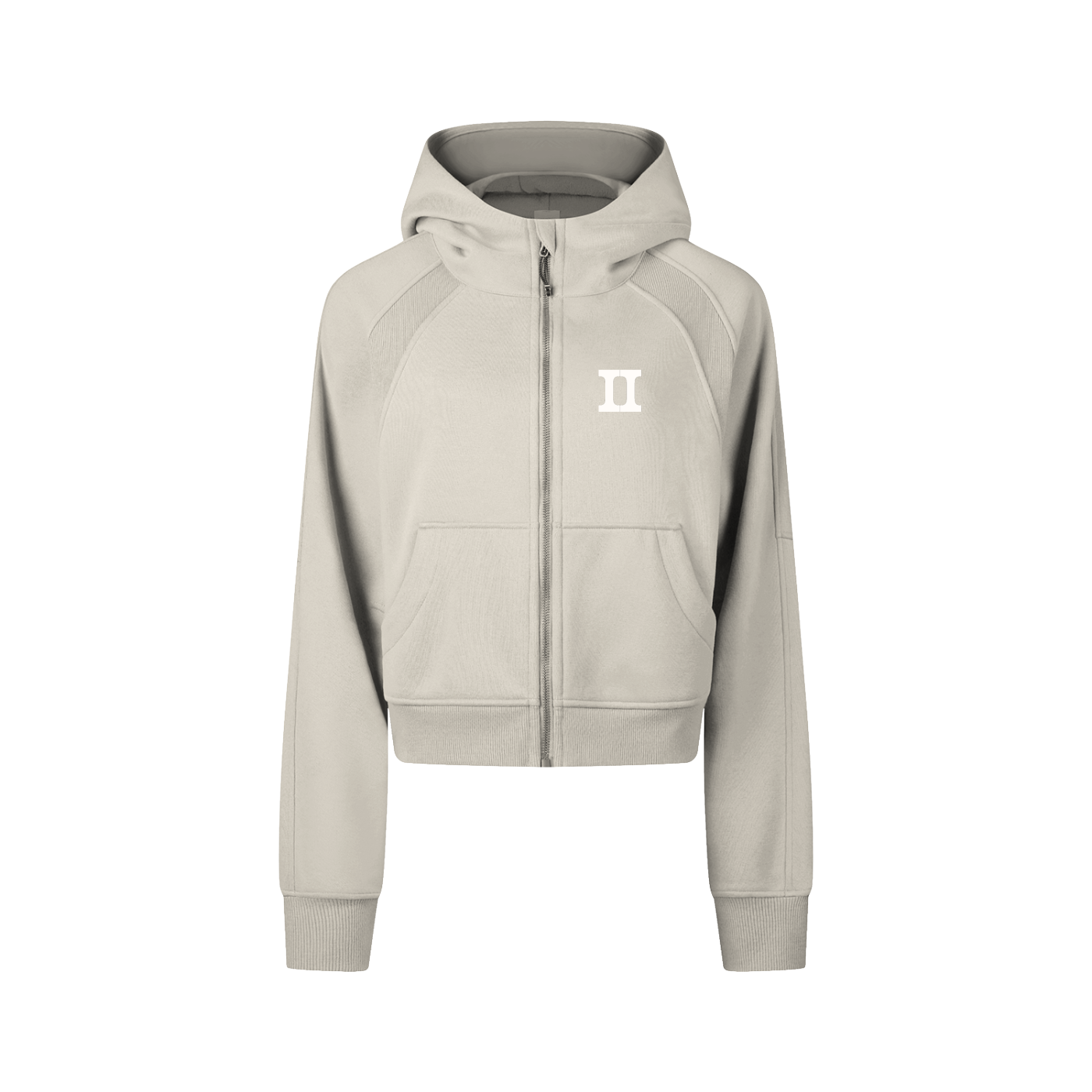 2Cropped Zip-Hoodie