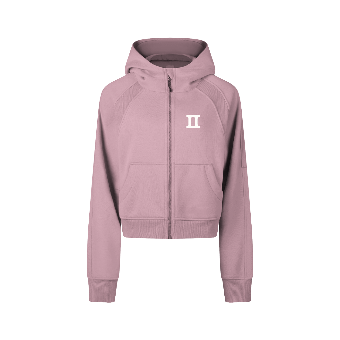 2Cropped Zip-Hoodie