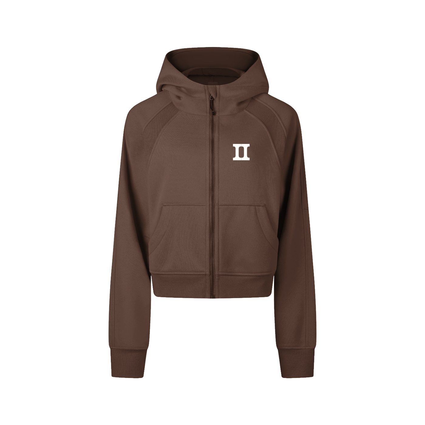2Cropped Zip-Hoodie