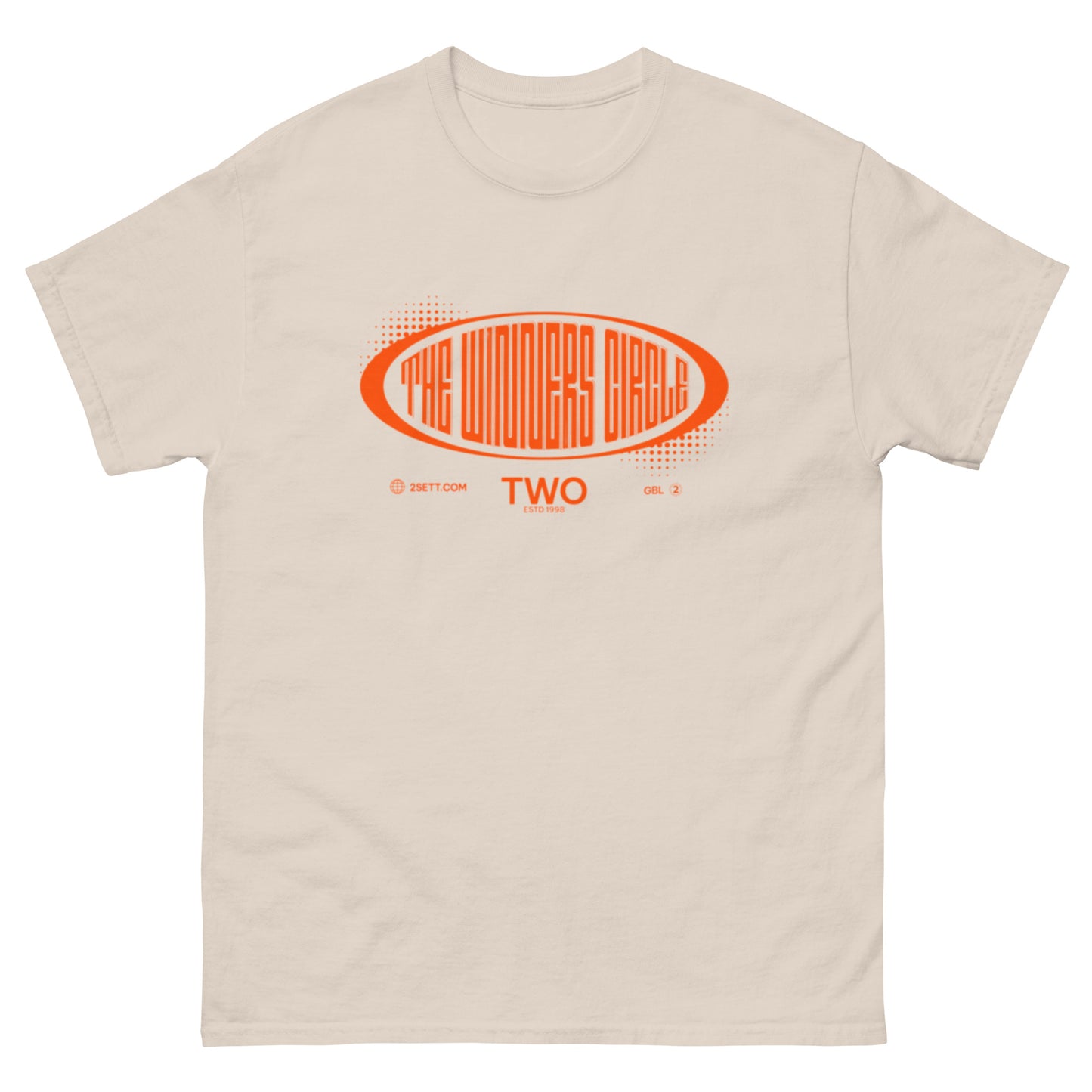 The winners classic tee orange