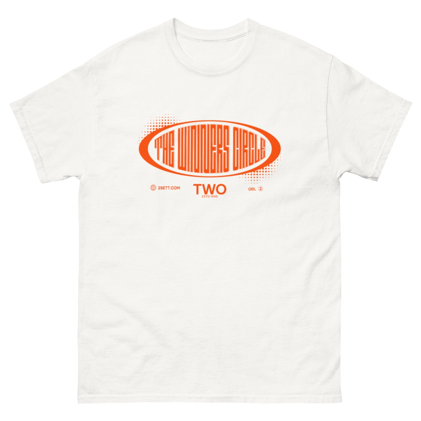 The winners classic tee orange